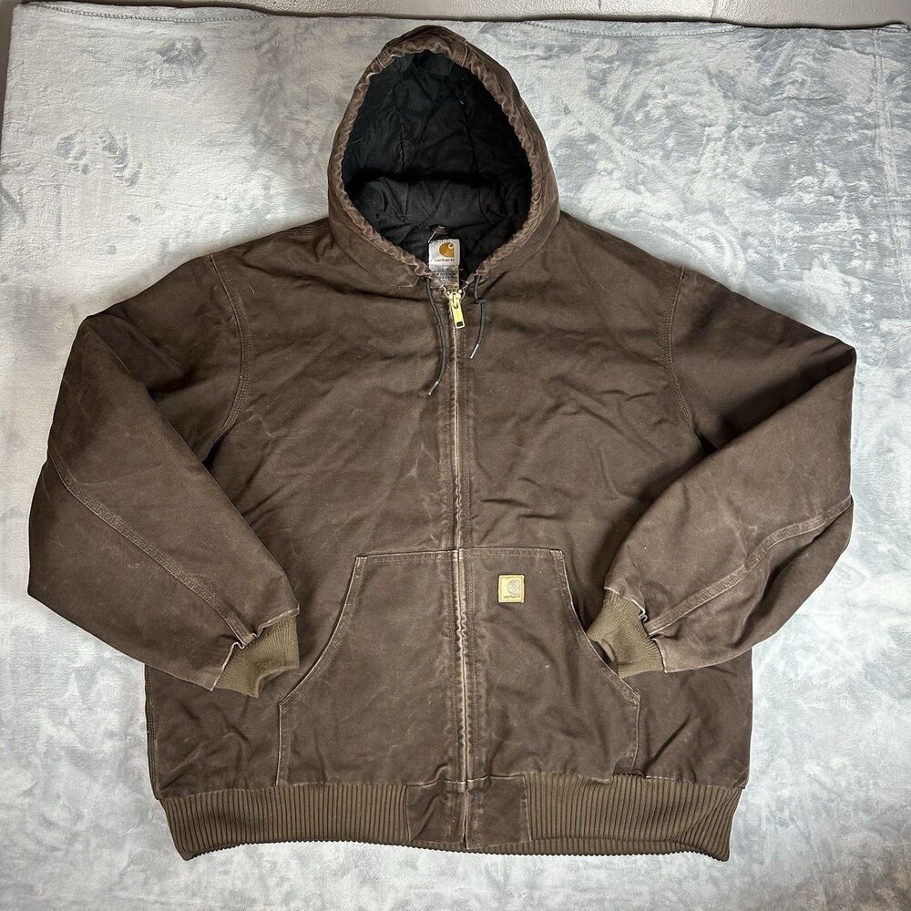 Carhartt J130 DKB Jacket Brown 2XL TALL